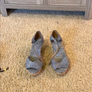 Tom’s denim wedges